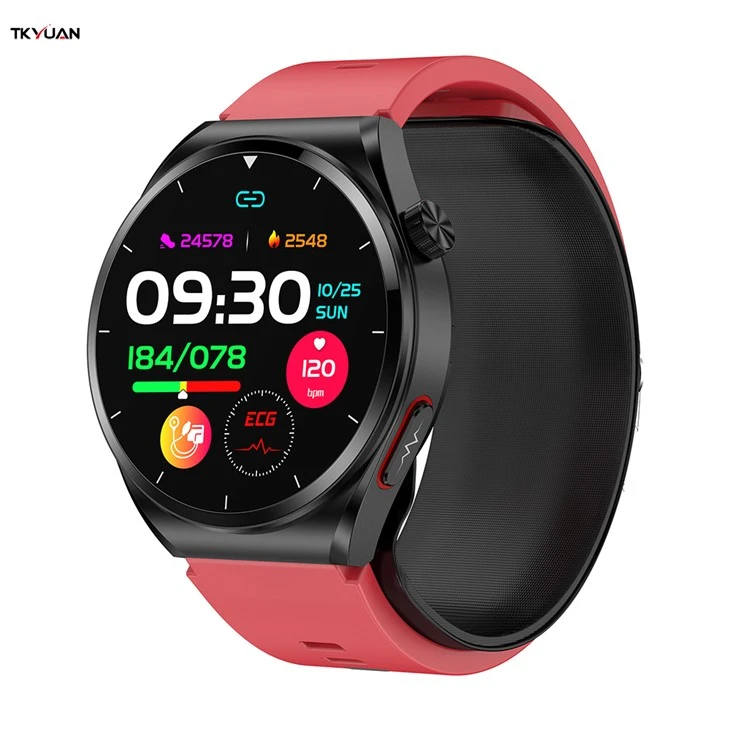 Air Pump Type Blood Pressure Ecg Smartwatch
