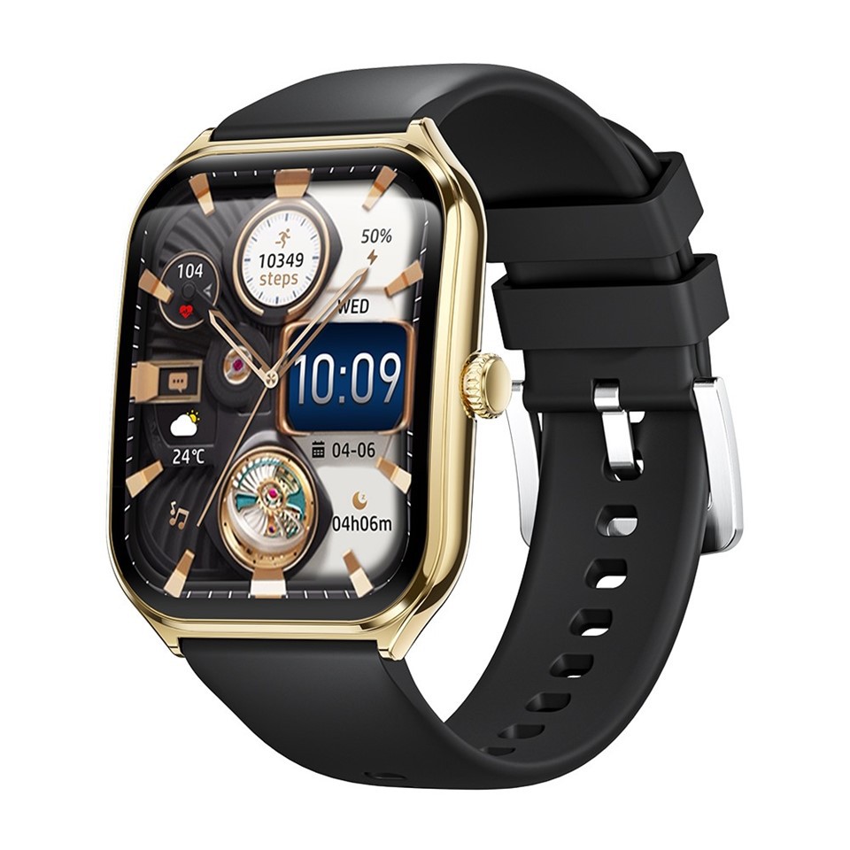 Ultra Slim 1.96 AMOLED Activity Tracking Smartwatch For Men